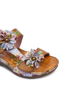 Laura Vita Sandały Liloo 06 Kolorowy. Materiał: skóra. Wzór: kolorowy #4
