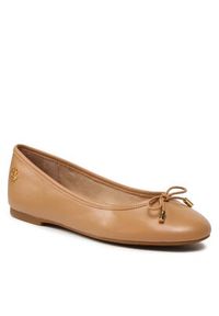 Lauren Ralph Lauren - LAUREN RALPH LAUREN Baleriny Jayna 802824650015 Brązowy. Kolor: brązowy. Materiał: skóra #5