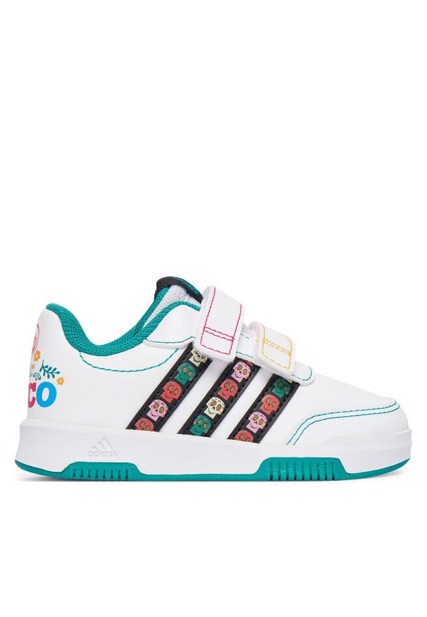 Adidas - Sneakersy adidas. Kolor: biały. Wzór: motyw z bajki