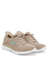 skechers - Skechers Sneakersy Summits-New Daily 150263/TPE Beżowy. Kolor: beżowy. Materiał: materiał