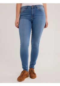 Big-Star - Jeansy damskie skinny niebieskie Adela 367. Kolor: niebieski. Sezon: lato