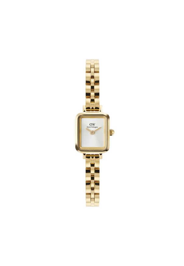 Daniel Wellington Zegarek Quadro Mini DW00100850 Złoty. Kolor: złoty