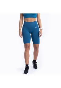 XTREME SOCKSWEAR - Krótkie legginsy sportowe dla kobiet Xtreme Sportswear Antracyt Niebieski. Kolor: niebieski. Materiał: materiał. Długość: krótkie. Sport: fitness