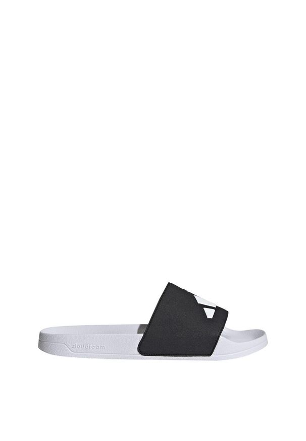 Adidas - Klapki Adilette Shower. Kolor: czarny, biały, wielokolorowy. Styl: klasyczny, sportowy