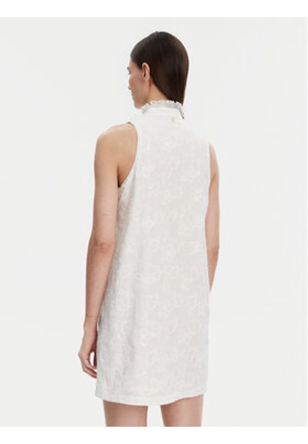 Liu Jo Sukienka letnia WA5404 T4281 Biały Regular Fit. Kolor: biały. Materiał: bawełna. Sezon: lato