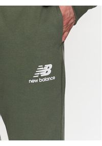 New Balance Spodnie dresowe MP31539 Zielony Regular Fit. Kolor: zielony. Materiał: syntetyk, dresówka, bawełna #3