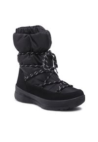 Jenny Fairy Śniegowce NS10121 Czarny. Kolor: czarny. Materiał: materiał #1