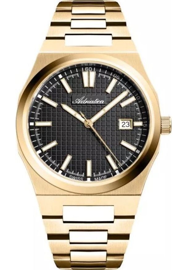 Zegarek męski Adriatica A8326.1116Q złoty. Kolor: złoty