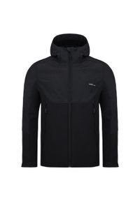 ZSPORT - Męska Kurtka Softshell Wodoodporna Lupp Black L. Kolor: czarny. Materiał: softshell. Sport: turystyka piesza #1