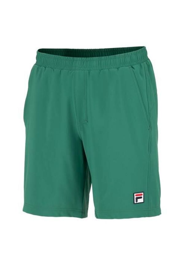 Spodnie sportowe męskie Fila Short Santana. Kolor: zielony. Materiał: syntetyk, materiał. Długość: krótkie