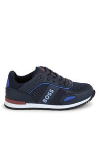 BOSS - Boss Sneakersy J50855 M Granatowy. Kolor: niebieski #3