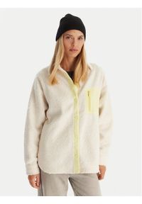 Roxy Polar Chloe Kim Polar Shacket ERJPF03231 Écru Regular Fit. Materiał: syntetyk #1