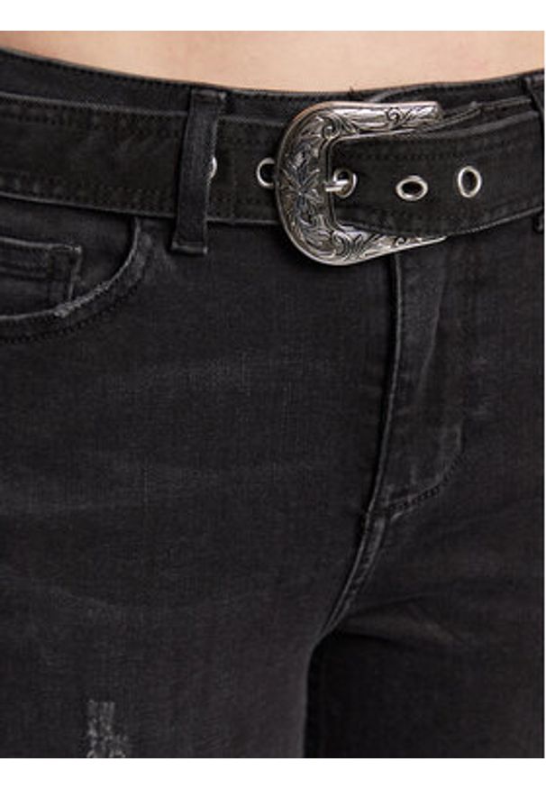 Liu Jo Jeansy UF2013 DS015 Czarny Slim Fit. Kolor: czarny