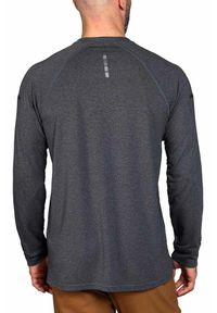 Koszulka sportowa męska z długim rękawem Carhartt. Kolor: szary. Długość rękawa: długi rękaw. Długość: długie. Sport: turystyka piesza #2