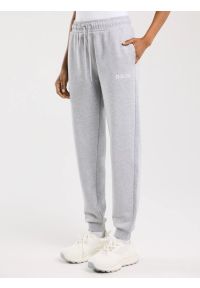 Big-Star - Spodnie damskie dresowe szare Kathy 901. Kolor: szary. Materiał: dresówka. Wzór: nadruk #2