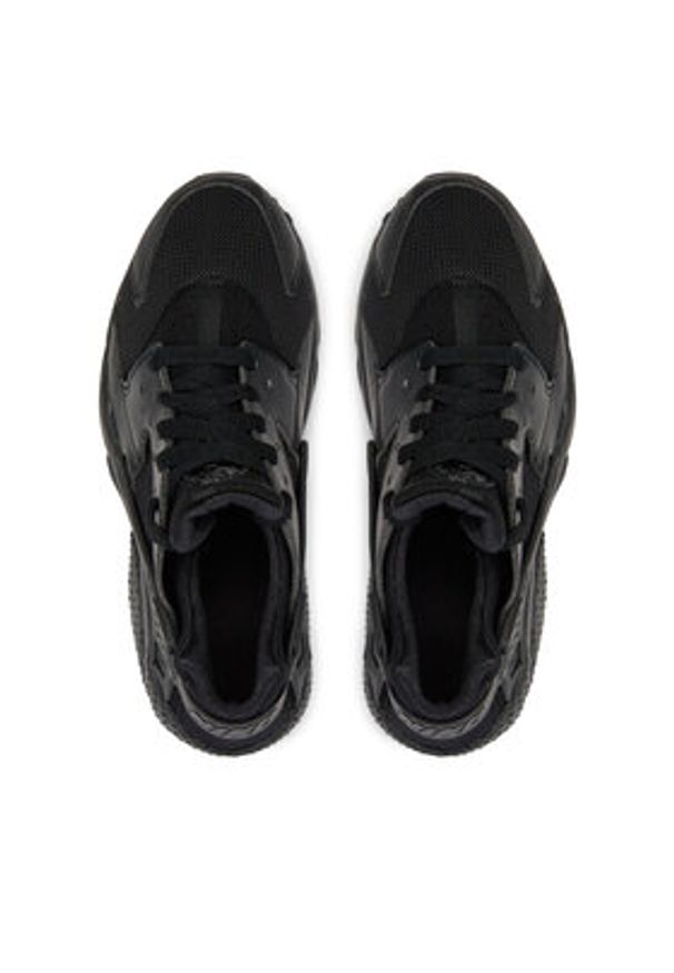 Nike Sneakersy Huarache Run (GS) 654275 016 Czarny. Kolor: czarny. Materiał: skóra. Model: Nike Huarache. Sport: bieganie
