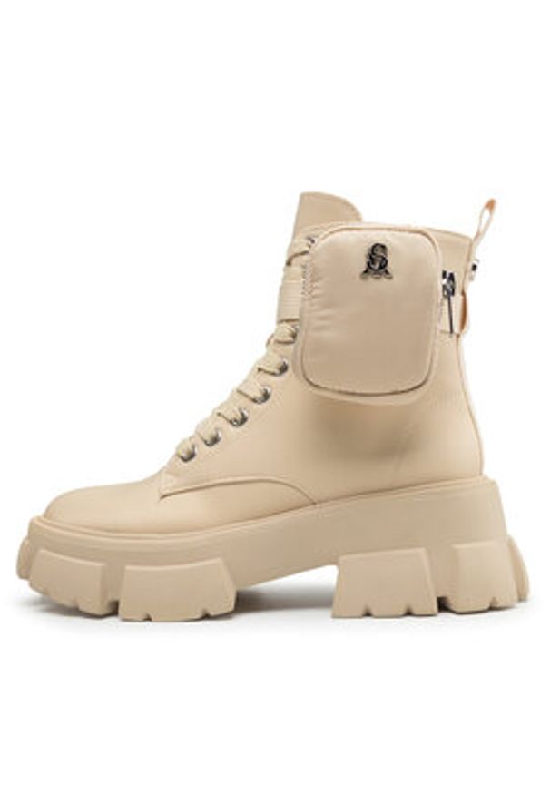 Steve Madden Trapery Tanker-P SM11001615-04004-299 Beżowy. Kolor: beżowy. Materiał: materiał