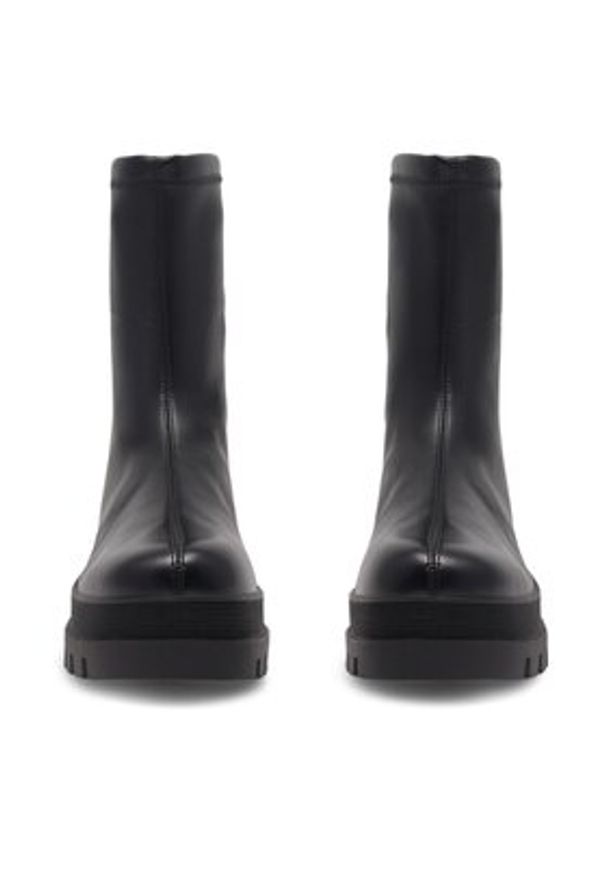 Jenny Fairy Botki Rosie HY58389-2 Czarny. Kolor: czarny. Materiał: skóra