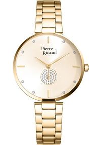 Zegarek Pierre Ricaud Zegarek damski Pierre Ricaud P22066.1191Q CYRKONIE złoty. Kolor: złoty #1