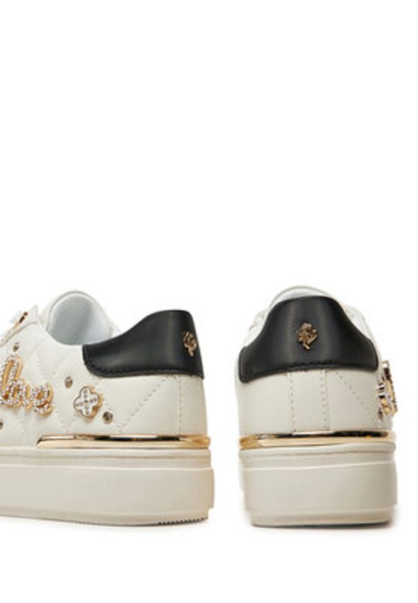 Aldo Sneakersy Visuetti 13812477 Biały. Kolor: biały. Materiał: skóra