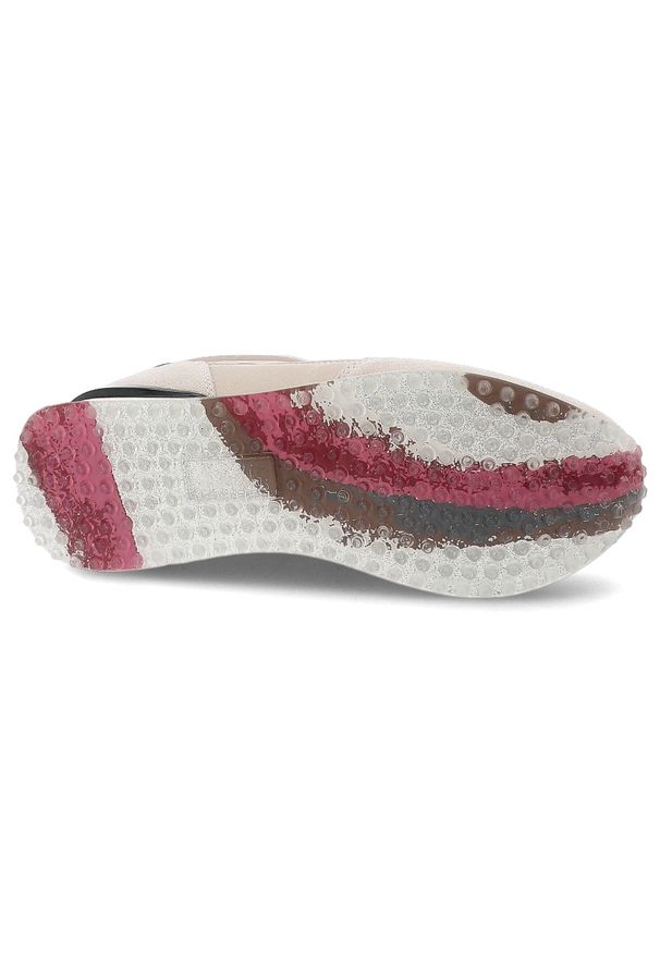 Sneakersy damskie Anekke, ze skóry naturalnej zamszowej sznurowanie lekka podeszwa sportowy styl casual, białe, 42370-482. Okazja: na co dzień. Zapięcie: sznurówki. Kolor: biały. Materiał: zamsz, skóra. Szerokość cholewki: normalna. Wzór: aplikacja
