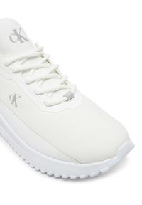 Calvin Klein Jeans Sneakersy Eva Runner Low Lace Mix In YW0YW01759 Biały. Kolor: biały. Materiał: materiał #4