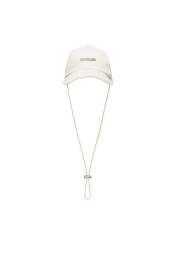 JACQUEMUS Czapka z daszkiem 23E235AC452-5012 Beżowy. Kolor: beżowy. Materiał: bawełna, materiał