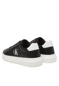 Calvin Klein Jeans Sneakersy Chunky Cupsole Mono YM0YM01317 Czarny. Kolor: czarny. Materiał: skóra #4