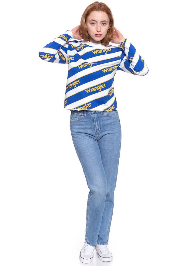 Wrangler - BLUZA WRANGLER DAMSKA B&Y ALL OVER SWT WHITE W610CHY12 112130470