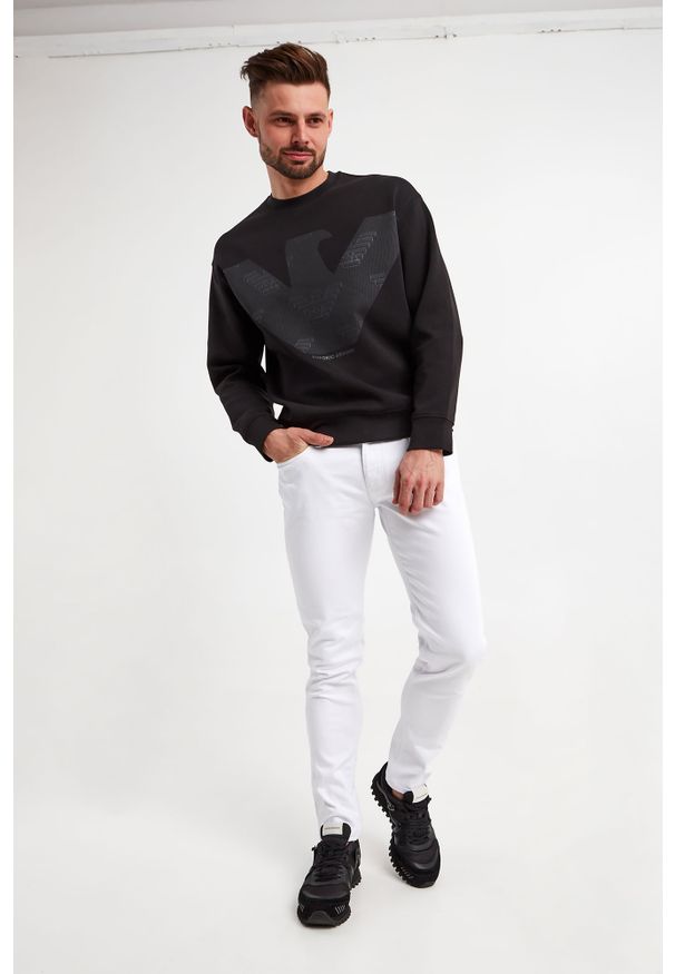Emporio Armani - Jeansy EMPORIO ARMANI. Wzór: aplikacja