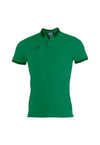 Koszulka polo do tenisa męska Joma Bali II. Typ kołnierza: polo. Kolor: zielony. Sport: tenis