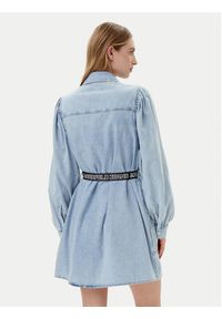 Karl Lagerfeld Jeans Sukienka jeansowa A2W13022 Niebieski Regular Fit. Kolor: niebieski. Materiał: bawełna #5