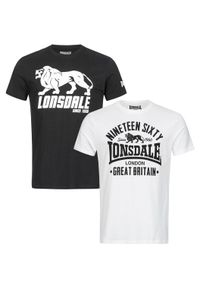 Koszulka Lonsdale Bylchau. Kolor: czarny, biały, wielokolorowy #1