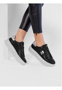 Karl Lagerfeld - KARL LAGERFELD Sneakersy KL62530 Czarny. Kolor: czarny. Materiał: skóra