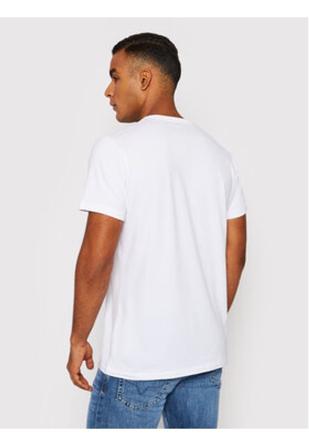 Pepe Jeans T-Shirt Original Basic 3 N PM508212 Biały Slim Fit. Kolor: biały. Materiał: bawełna