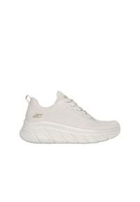 skechers - Buty sportowe sneakersy damskie Skechers Bobs B Flex. Kolor: różowy, biały, wielokolorowy