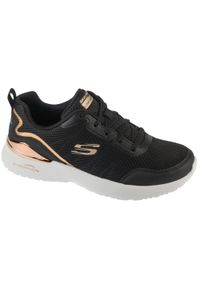 skechers - Buty sportowe Sneakersy damskie, Skech-Air Dynamight - The Halcyon. Zapięcie: sznurówki. Kolor: czarny. Materiał: materiał. Szerokość cholewki: normalna. Model: Skechers Sport. Sport: turystyka piesza