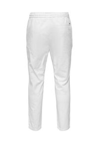 Only & Sons Spodnie materiałowe 22024966 Biały Tapered Fit. Kolor: biały. Materiał: bawełna #9