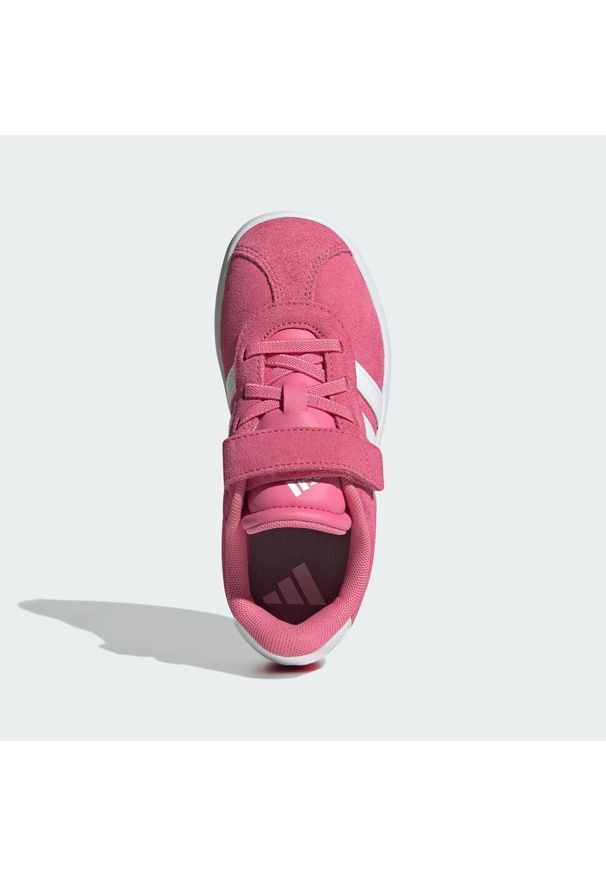 Adidas - Buty VL Court 3.0. Kolor: biały, wielokolorowy, różowy, szary