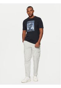 BOSS Spodnie materiałowe Sisla-7 50523149 Szary Regular Fit. Kolor: szary. Materiał: bawełna #4