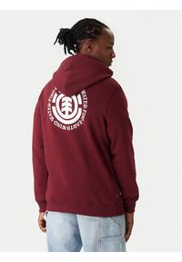 Element Bluza Seal ELYSF00295 Bordowy Regular Fit. Kolor: czerwony. Materiał: bawełna #5