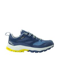 Buty trekkingowe męskie Jack Wolfskin Cyrox Texapore Low. Kolor: niebieski. Materiał: materiał, syntetyk. Szerokość cholewki: normalna