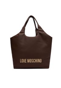 Love Moschino - LOVE MOSCHINO Torebka JC4396PP0NKD031A Brązowy. Kolor: brązowy. Materiał: skórzane #4