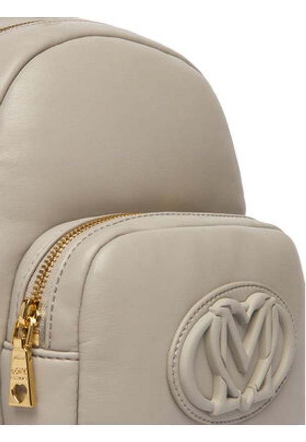 Love Moschino - LOVE MOSCHINO Plecak JC4332PP0OKM0101 Szary. Kolor: szary. Materiał: skóra