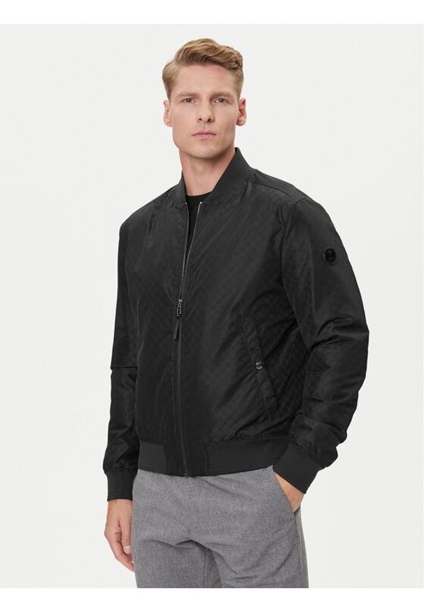 JOOP! Kurtka bomber 17 JO-330Adams 30047976 Czarny Regular Fit. Kolor: czarny. Materiał: syntetyk