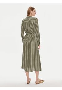 Vero Moda Sukienka koszulowa Ilisa 10306597 Brązowy Regular Fit. Kolor: brązowy. Materiał: bawełna. Typ sukienki: koszulowe #3