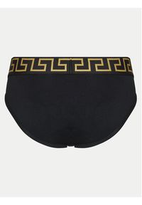 VERSACE - Versace Komplet 3 par slipów AU10327 1A10011 Czarny. Kolor: czarny. Materiał: bawełna #4