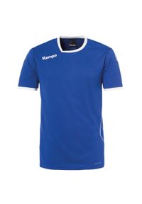 KEMPA - Koszulka dziecięca Kempa Curve. Kolor: wielokolorowy, niebieski, biały. Materiał: materiał. Sport: fitness #1