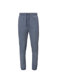 LOF - Spodnie dresowe męskie LOAP Ecrad ciemny niebieski z troczkiem. Okazja: na co dzień. Kolor: niebieski. Materiał: dresówka. Styl: casual #1
