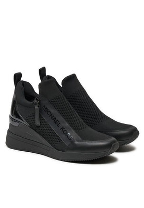 MICHAEL Michael Kors Sneakersy Wills Wedge Trainer 43S2WIFS1D Czarny. Kolor: czarny. Materiał: materiał